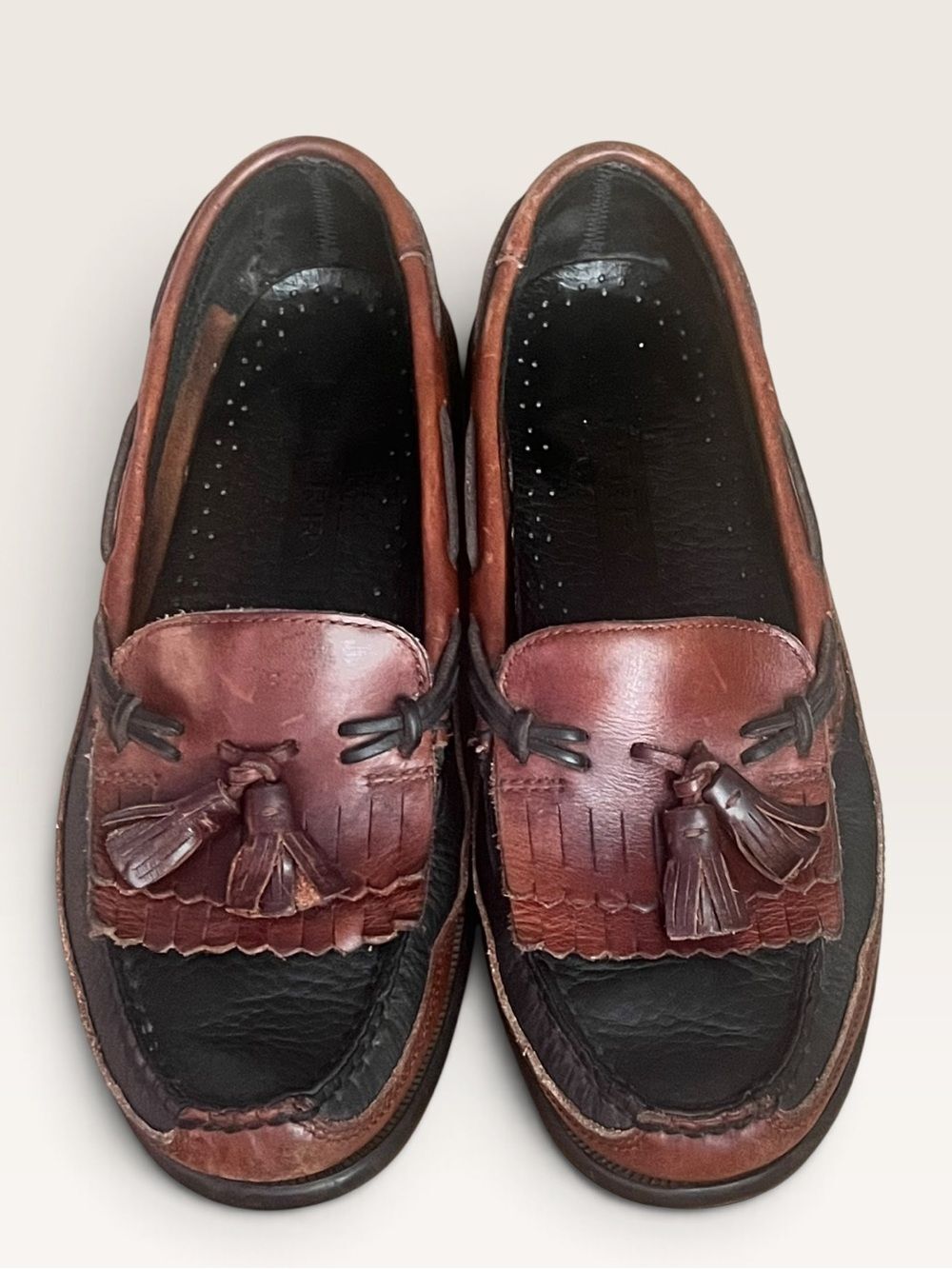 Vintage Sperry Top-Sider Tremont Two Tone Kiltie Tassel Loafers 8.5